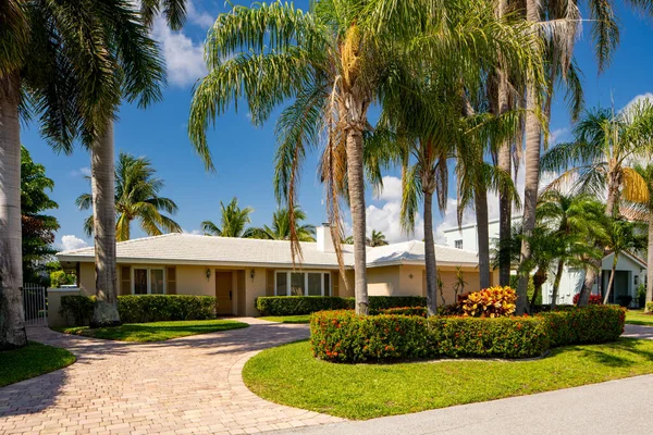 Delray Beach Usa May 2021 Single Family Home Tropic Isle — Stock Photo, Image