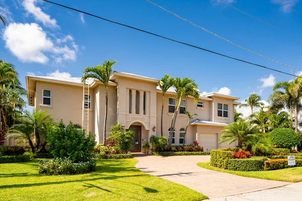 Delray Beach Usa May 2021 Single Family Home Tropic Isle — Stock Photo, Image