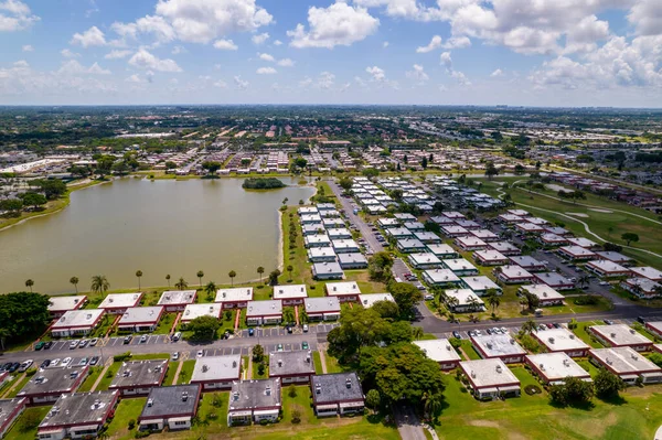 Delray Beach Abd Mayıs 2021 Hava Fotoğrafları Kings Point Konfor — Stok fotoğraf