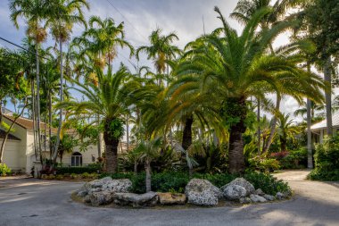 Miami, FL, ABD - 3 Haziran 2021 Key Biscayne Miami FL ABD 'deki lüks bekar aile evi