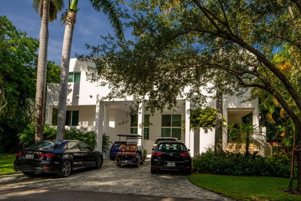 Miami Usa June 2021 Luxury Single Family Home Key Biscayne — Stock Photo, Image
