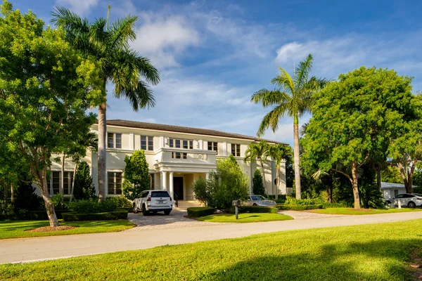 Miami Usa Június 2021 Luxus Családi Ház Key Biscayne Miami — Stock Fotó