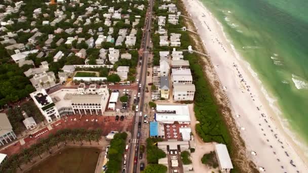 Drohnenvideo Seaside Florida Usa — Stockvideo