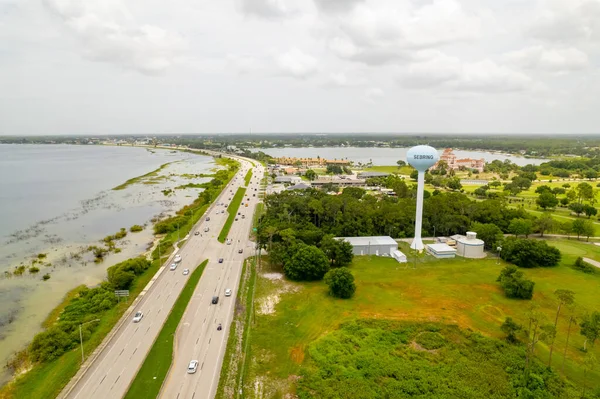 Sebring Torre Água Foto Aérea — Fotografia de Stock