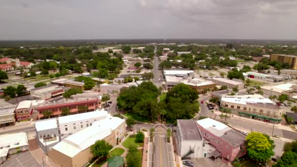 Downtown City Disparó Sebring Usa — Vídeos de Stock