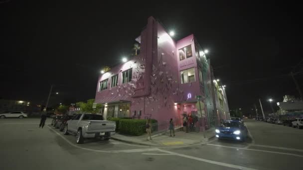 Miami Usa June 2021 Astra Rooftop Garden Wynwood Usa — Stock Video