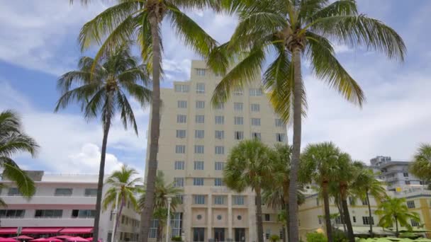 Miami Beach Estados Unidos Junio 2021 Vídeo Cámara Lenta Tides — Vídeo de stock