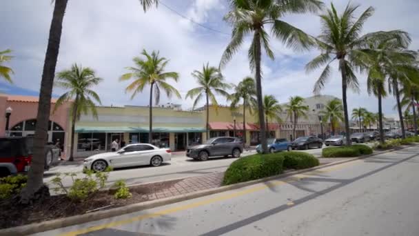 Miami Beach Estados Unidos Junio 2021 Vídeo Cámara Lenta Miami — Vídeo de stock