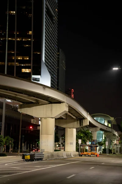 Mezzanotte Centro Miami — Foto Stock