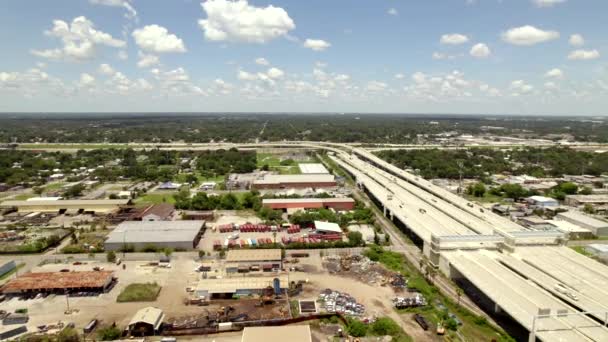 Imagens Drones Ybor City Distrito Industrial Histórico Tampa Eua — Vídeo de Stock