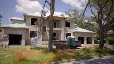 Tampa FL USA inşaatı devam eden yeni lüks ev