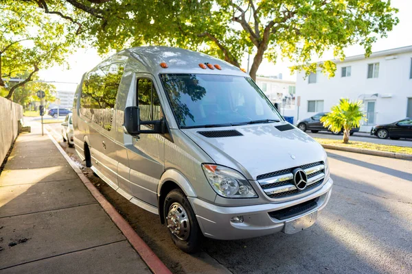 Miami Usa July 2021 Photo Mercedes Sprinter Camper Van — Stock Photo, Image