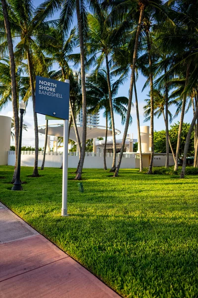 Foto North Shore Bandshell Miami Beach — Fotografia de Stock