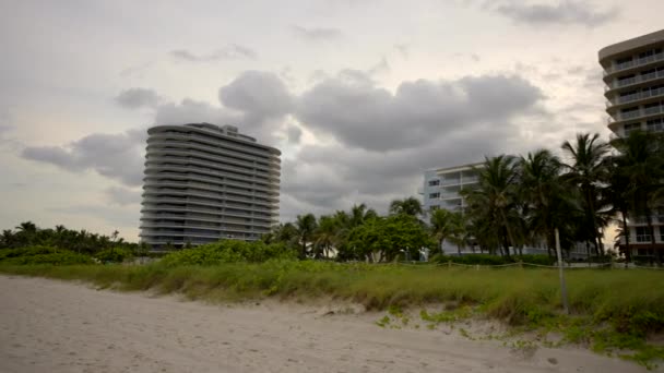 Champlain Towers Collapse Site Surfside Miami — Stok video