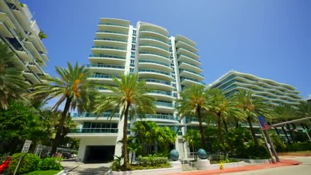 Azure Condominium Surfside Florida Verenigde Staten Motion Video — Stockvideo