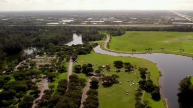 Hava aracı videosu Markham PArk Sunrise FL USA 4k