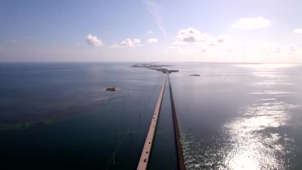 飞越7英里桥佛罗里达键 — 图库视频影像