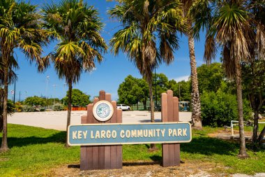 Key Largo, FL, ABD - 1 Ağustos: Key Largo Community Park FL USA