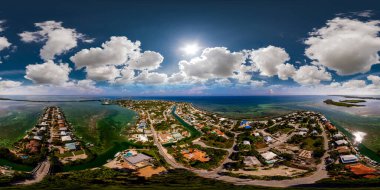Key Largo Florida Keys ABD 'deki 360 adet eşkenar dörtgen fotoğraf evi.
