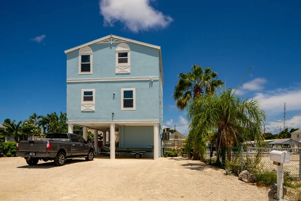 Key Largo Usa Augusztus 2021 Style Homes Key Largo Florida — Stock Fotó