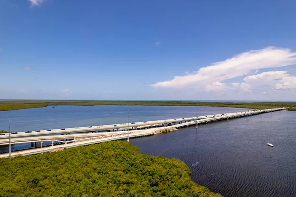 Florida Keys Nature Landscape Shot Aerial Drone — Stock Photo, Image