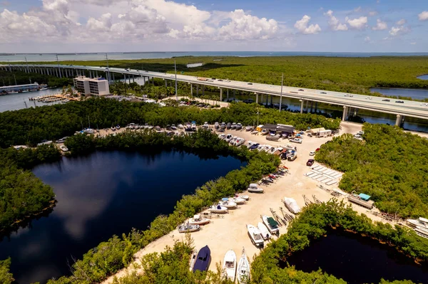 Båtramp Florida Keys — Stockfoto