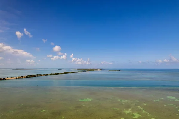 Aerial Florida Keys Természet Jelenet — Stock Fotó