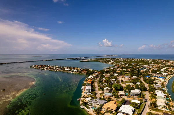 Eendensleutel Florida Keys Luchtfoto — Stockfoto