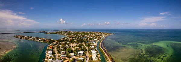 Panorama Udara Kunci Florida Duck — Stok Foto