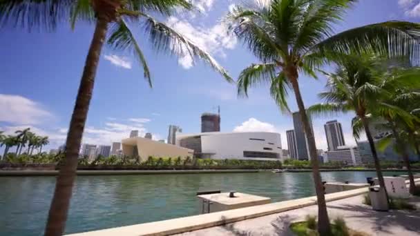 Miami Usa Sierpnia 2021 Ftx Arena Palmy Miami Scena — Wideo stockowe