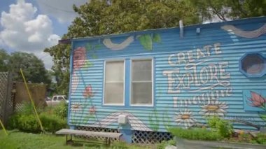  Demiryolu Meydanı Sanat Bölgesi Tallahassee Florida Birleşik Devletleri 4k 60fps