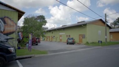 Yer çekimi turu Tallahassee Florida Demiryolu Meydanı Sanat Bölgesi