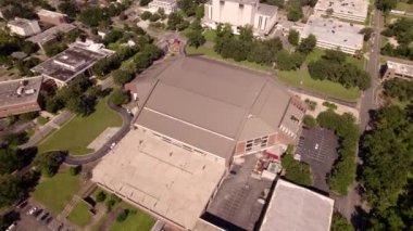 Donald L Tucker Şehir Merkezi. Tallahassee Florida 'nın merkezindeki 5 km' lik hava aracı görüntüsü.
