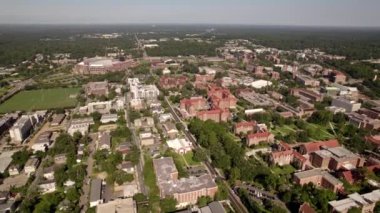  Tallahassee FL ABD şehir merkezindeki 5k hava video üniversitesi kampüsü