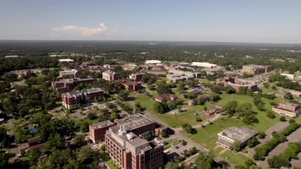 Floryda Uniwersytet Tallahassee Wideo Dronem Powietrznym — Wideo stockowe
