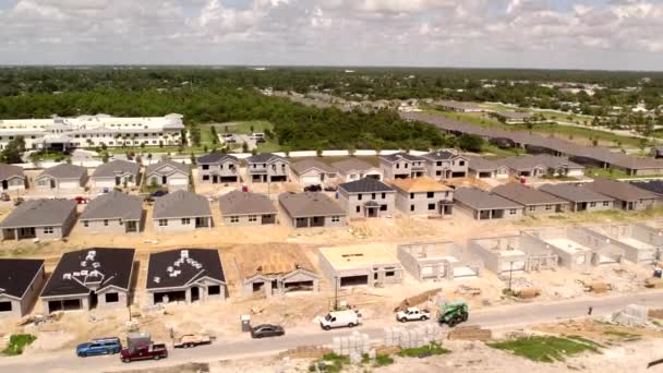 Hausentwicklungsprojekt Jensen Beach Florida Usa Drohneninspektionsmaterial Aus Der Luft — Stockvideo