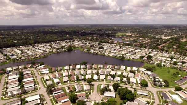 Luftaufnahme Aus Dem Wohnmobilpark Südflorida — Stockvideo