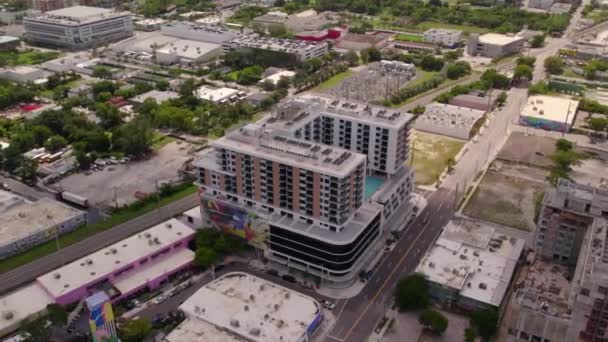 Wynwood Square Mixed Use Development Miami 60Fps — Stock Video