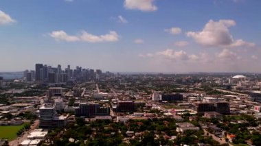 Miami şehir merkezindeki Panning B. Roll 4k 60fps