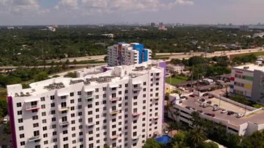Wynwood Miami apartmanı 4k 60 numaralı hava görüntüsü.