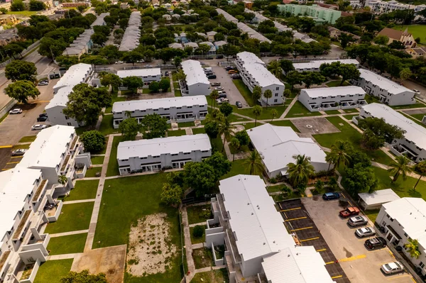 Miami Usa Settembre 2021 Foto Aerea Town Park Plaza Condominium — Foto Stock