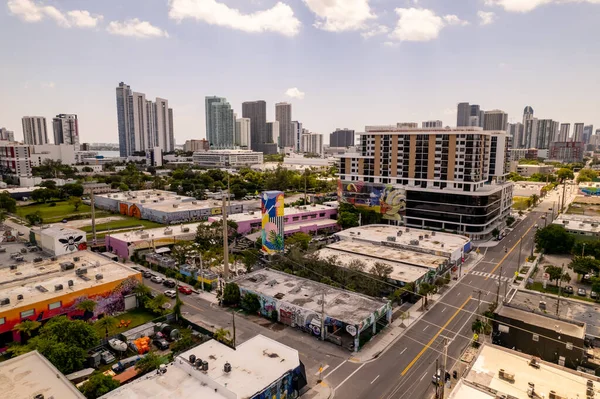 Miami Eua Setembro 2021 Cena Miami Wynwood Por Volta Setembro — Fotografia de Stock