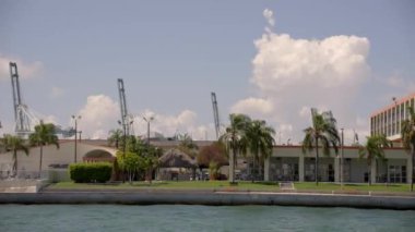 Miami Beach Sahil Güvenlik Üs Adası 4K hareket videosu