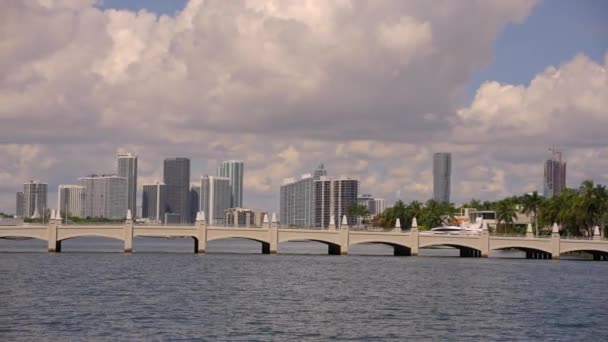 Fountain Street Bron Till Palm Island Miami Beach — Stockvideo