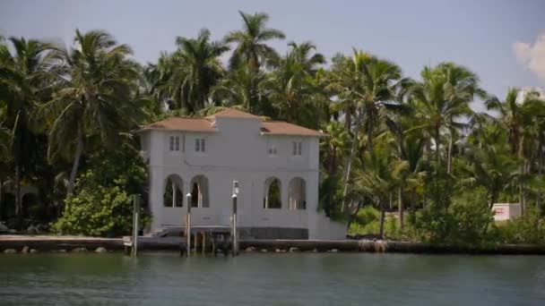 Motion Video Tour Capone Mansion Miami Beach 60Fps — Vídeo de stock