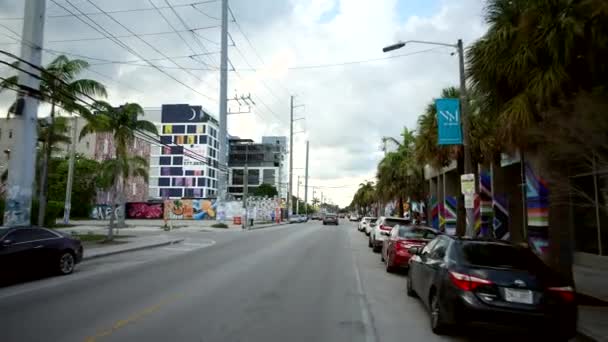Vidéo Stock Wynwood Miami Circa 2021 — Video