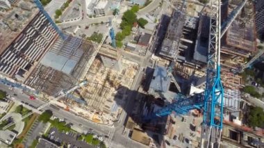 İnşaat brickell havadan video