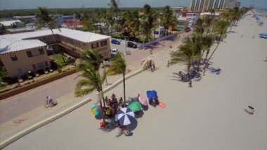 Havadan video Hollywood beach florida