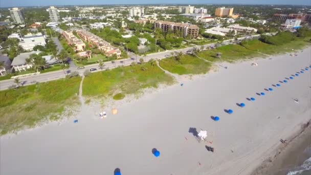 Luchtfoto video van west palm beach florida — Stockvideo