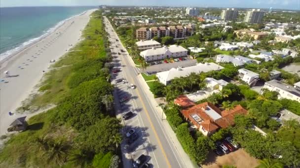 Flyvideo av West Palm Beach Florida – stockvideo